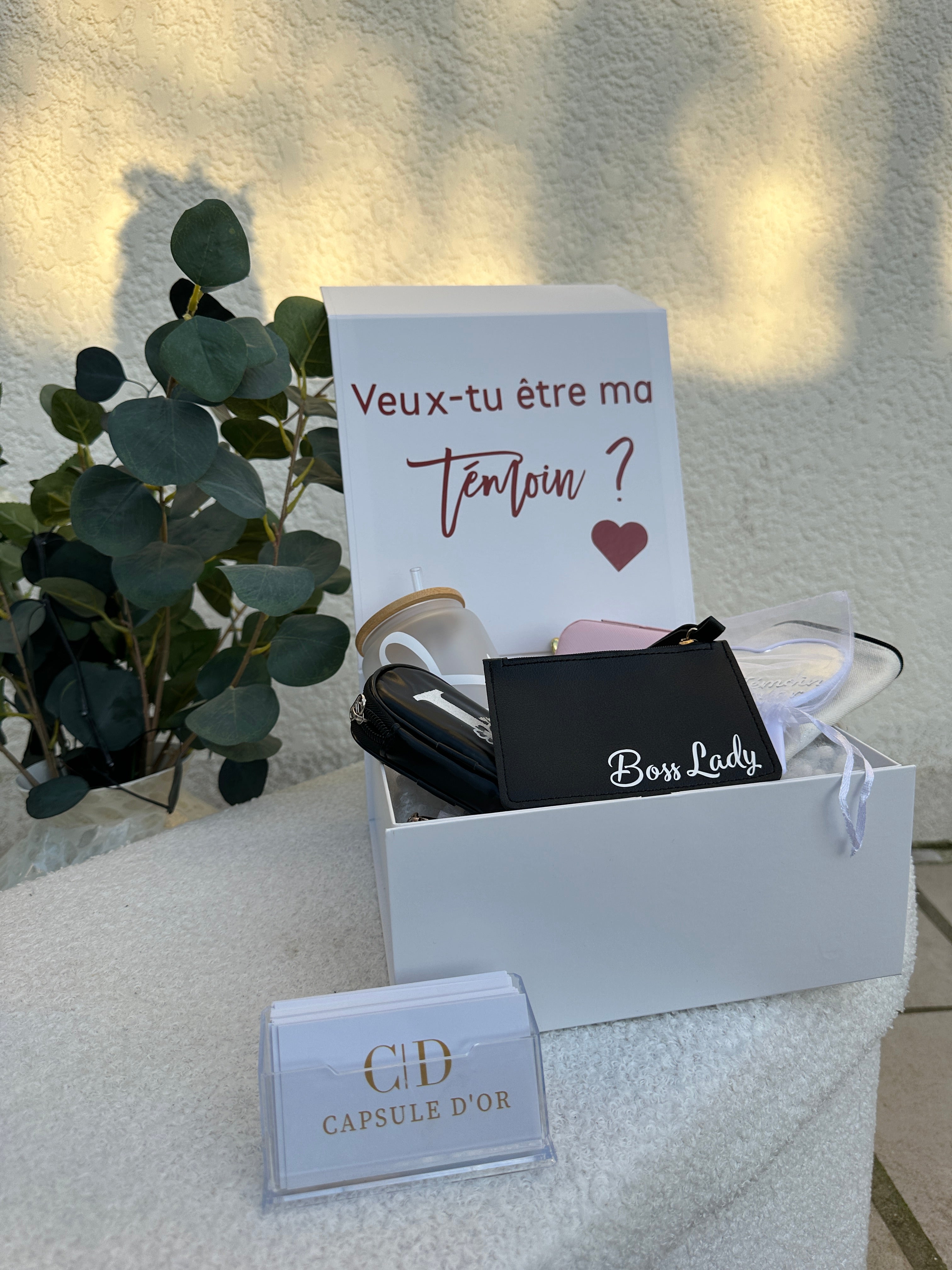 Coffret témoin de mariage